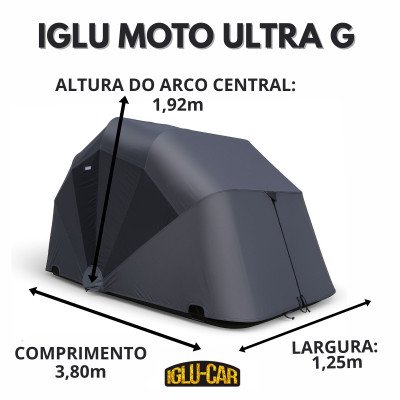Garagem Retratil Iglu-Moto Ultra Max